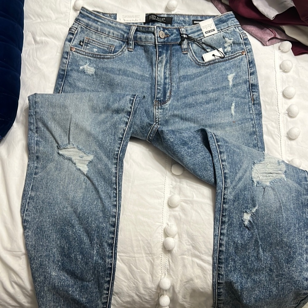 Judy Blue NWT cropped bootcut pants